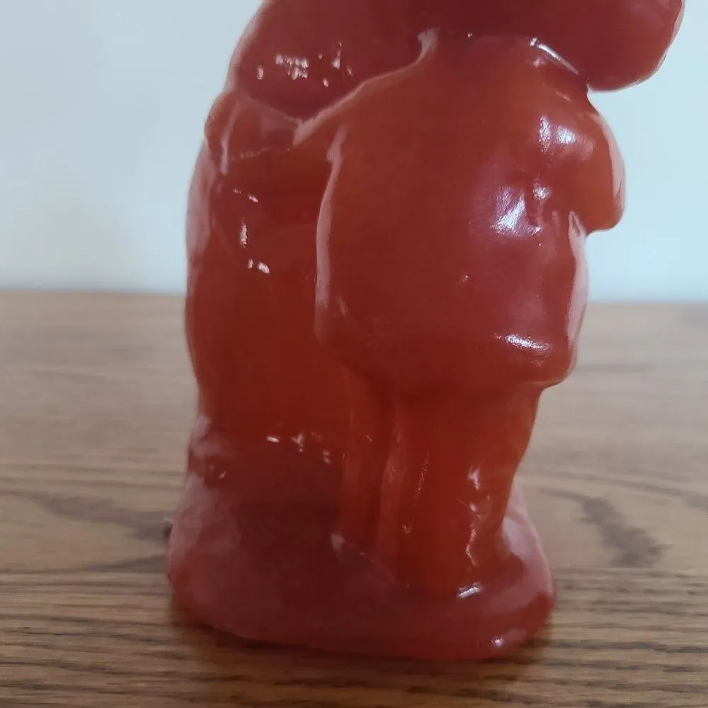 Vintage Novelty Wax Candle - BOY AND GIRL WITH DOG - Vintage Rare UNIQUE